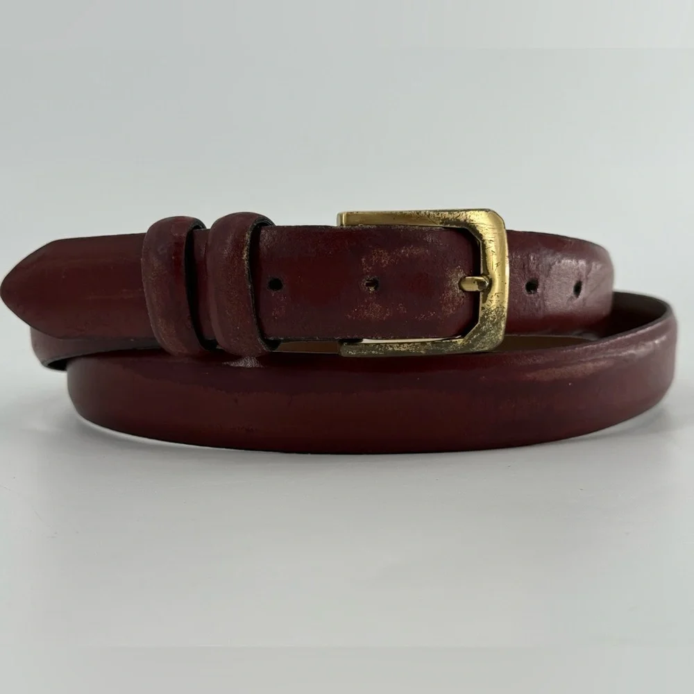 Vintage Worn‎ Leather Belt 50